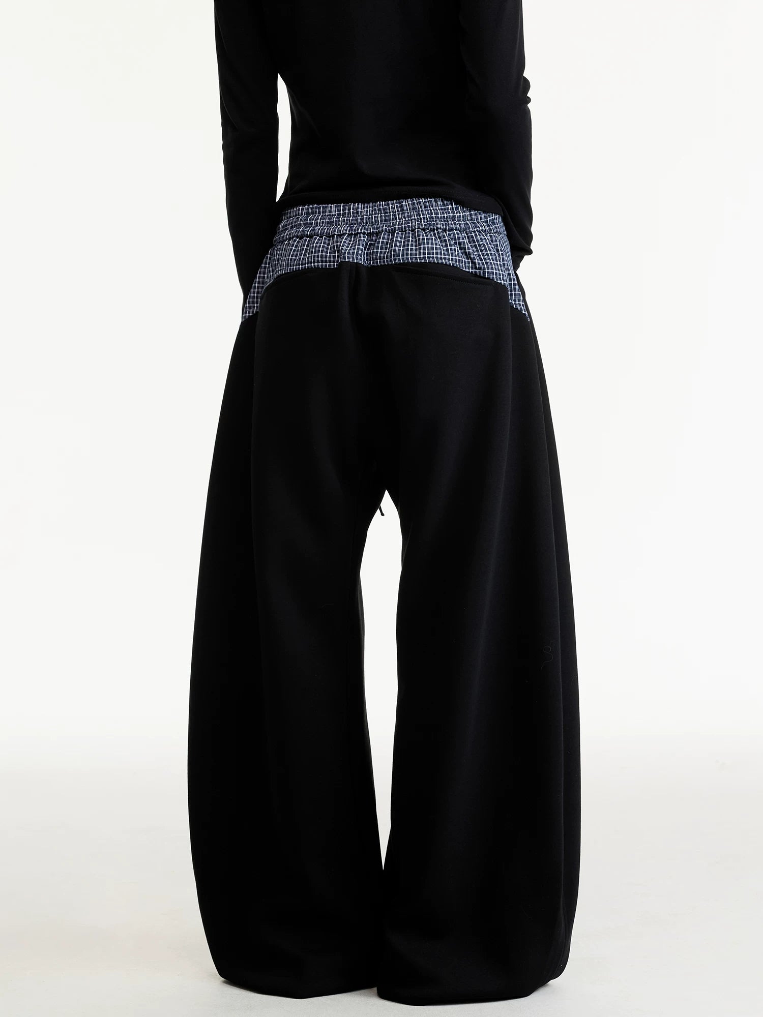 TRUQUEST Retro Drape Loose and Versatile Straight Casual Trousers