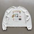 Erole Waffle Digital Printed Pullover Sweater