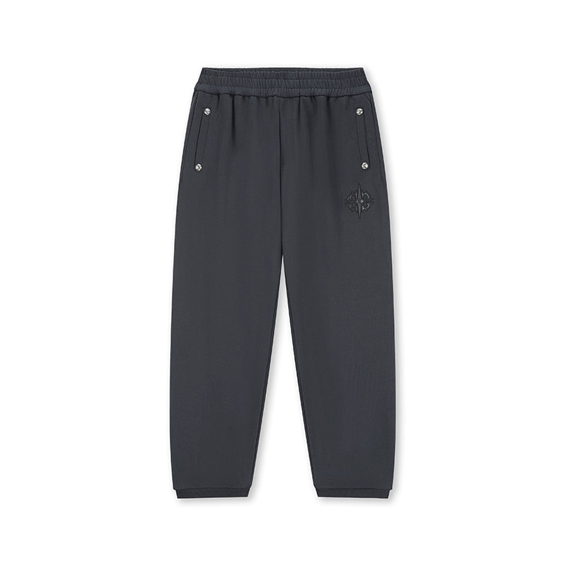 DICETINY Loose Rivet Contrasting Casual Pants