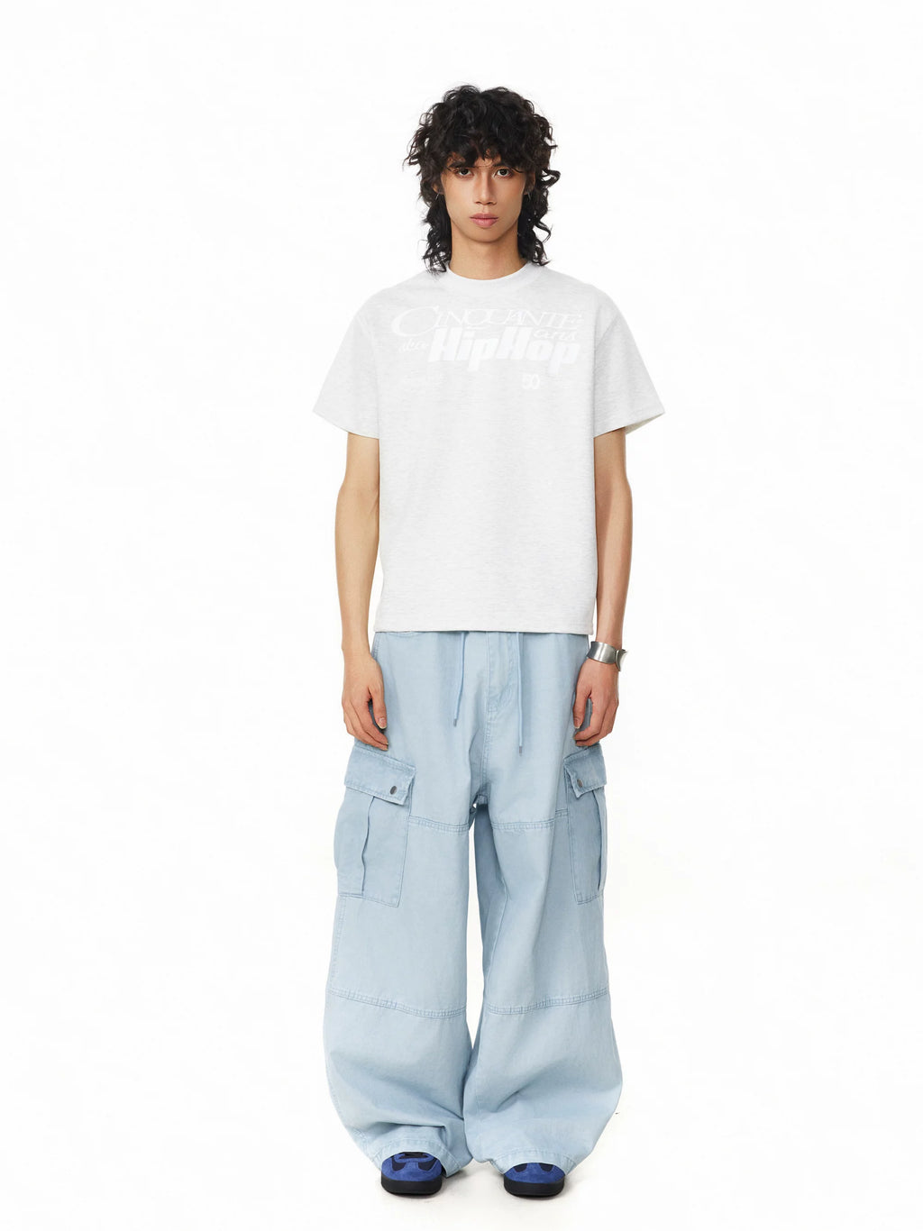BTSG Retro Copper Ammonia Wire Air Layer Front Shoulder Short Width Tee