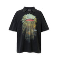F2CE Retro High Street Print Loose Casual Tee