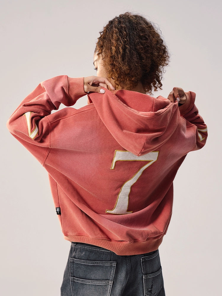 Remedy Vintage Embroidered Washed Hooded Sweater