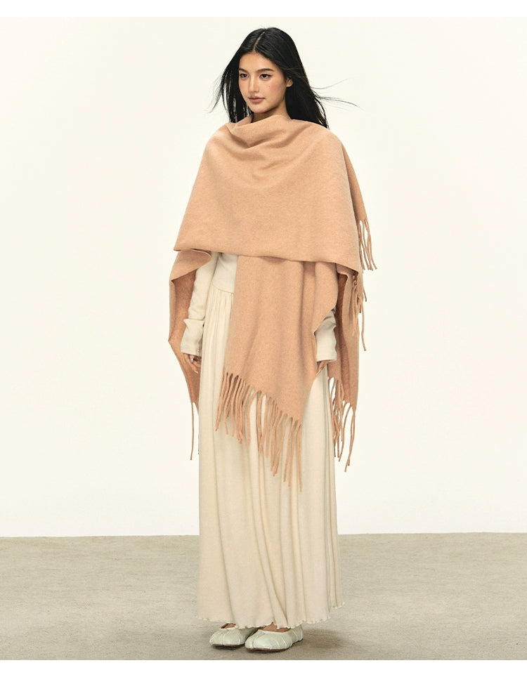 Anna Aneae Soft Waxy Comfortable Warm Shawl Scarf