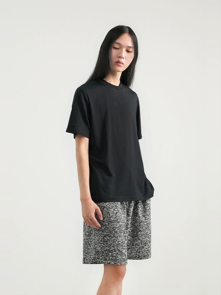 NO LOGO French Thread Knitted Shorts