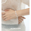 NO SOLUTION Vintage Pearl Hand-woven Bracelet