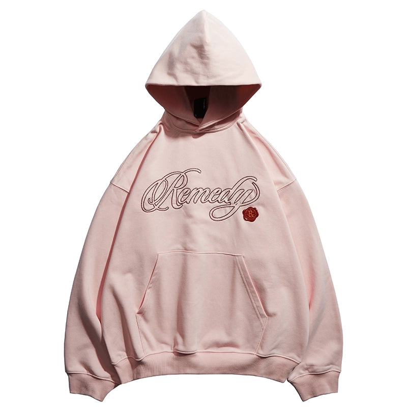 Remedy Vintage Embroidered Hooded Sweater
