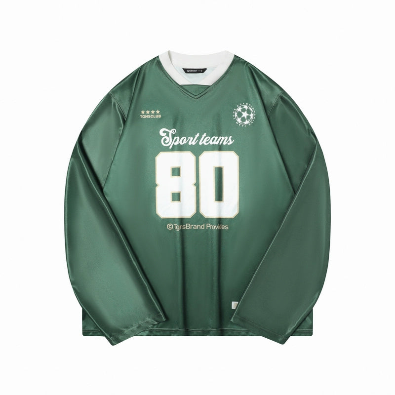 TGNS Trendy Streamer Satin Football Jersey