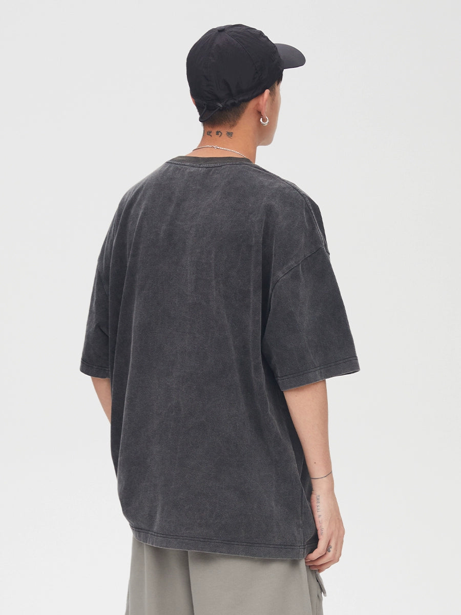 F2CE Retro Printing Loose Trend Tee