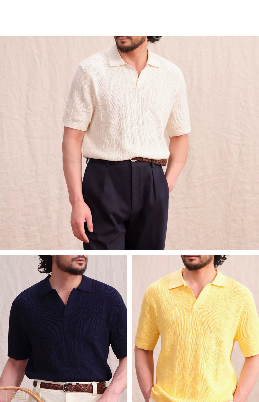 CULTUM Vintage Sport Hollow Polo Shirt