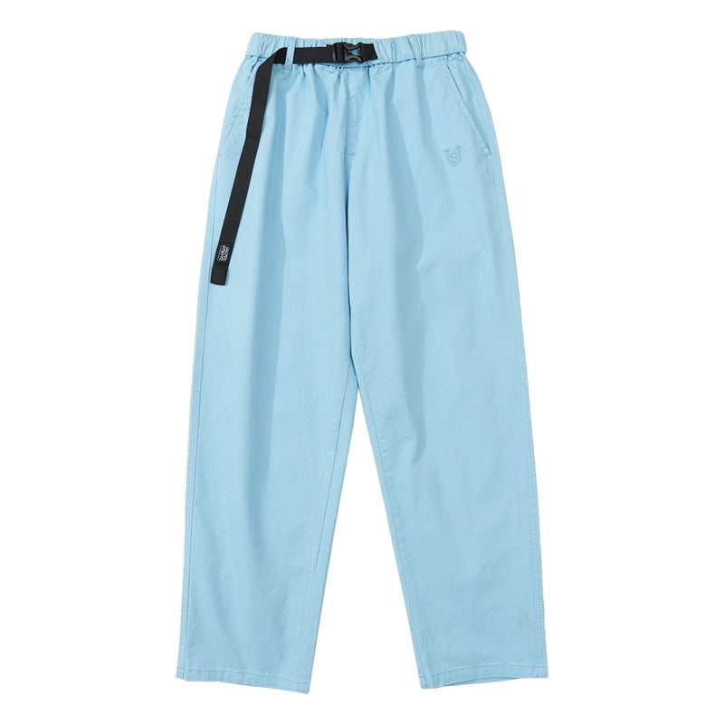 US Adjustable Streamer Pants Loose Straight Overalls