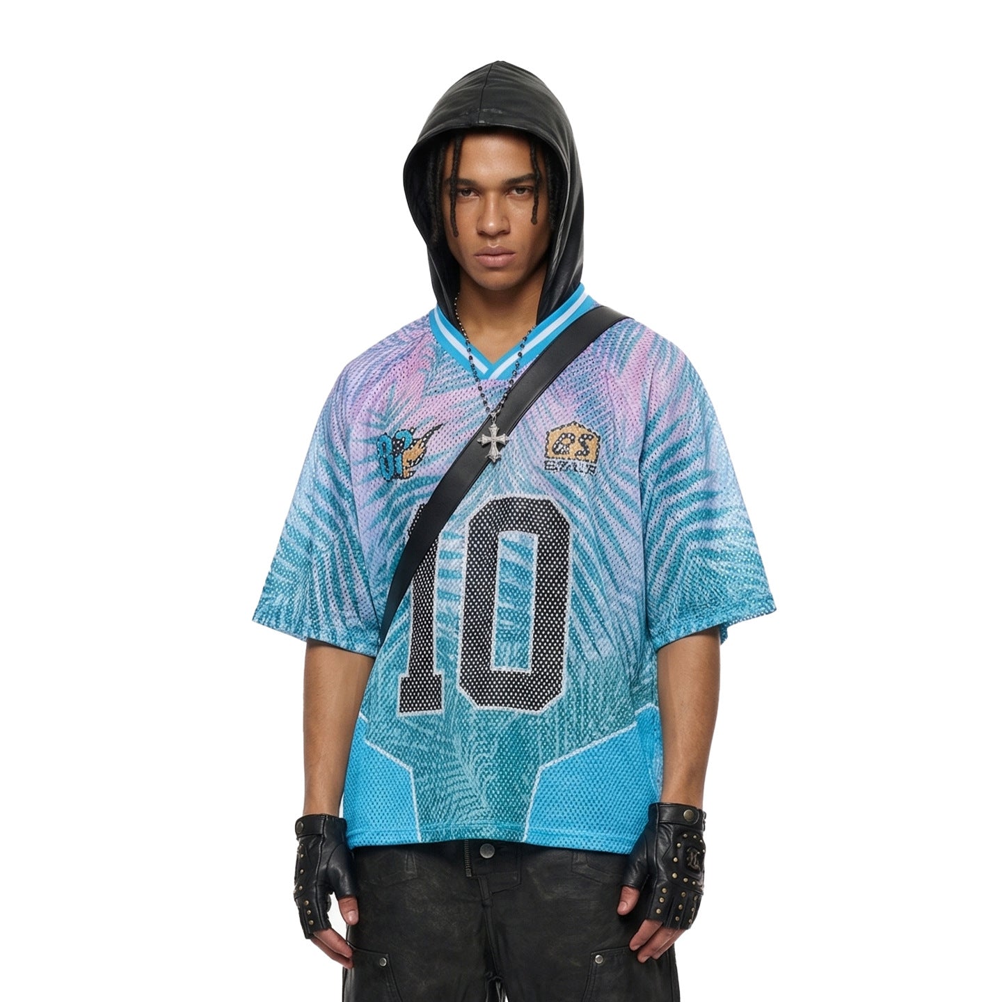 Inflation Vintage V-neck Digital Printing Tee
