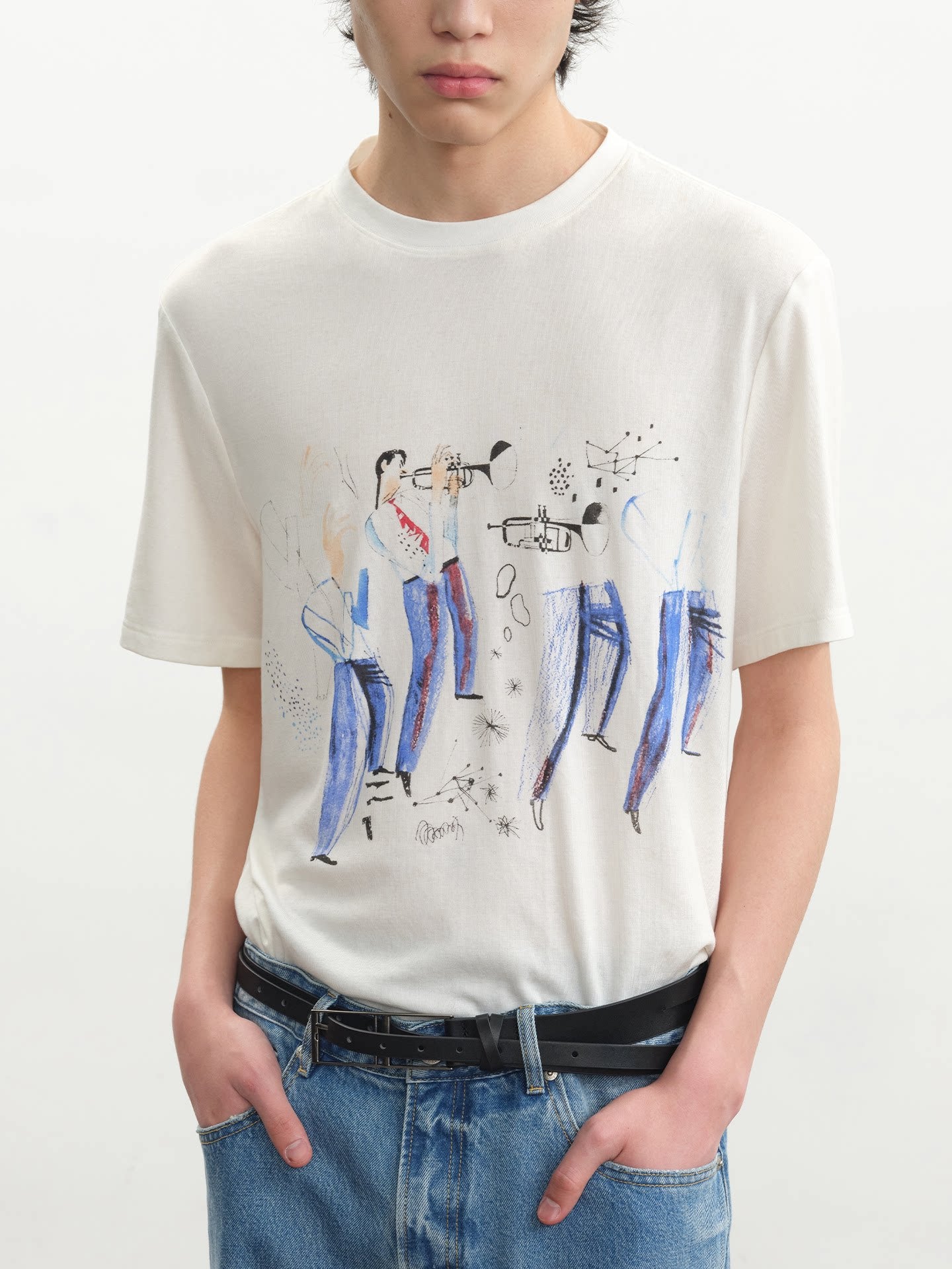 JCAESAR Movement Print Casual Tee