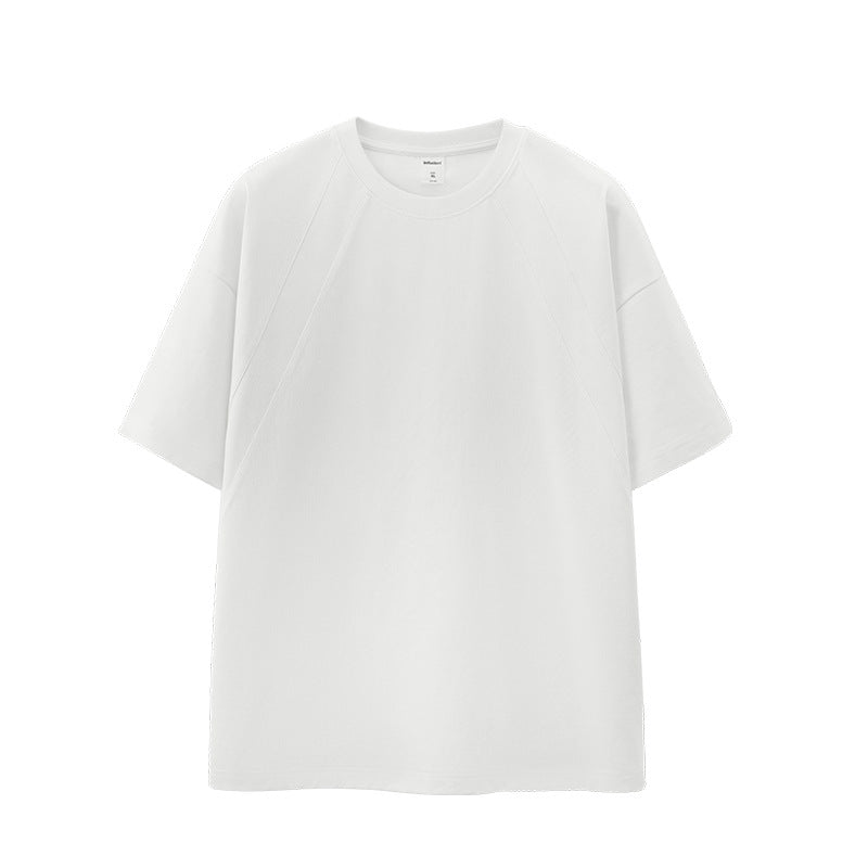 INF Boxy Splicing Short Sleeve Tee