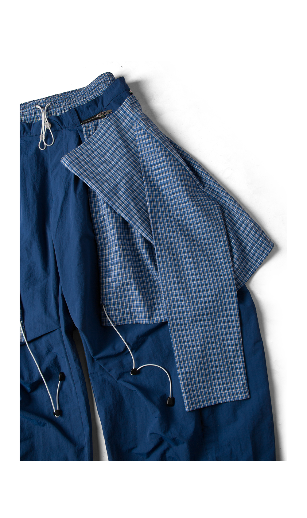 RELABEL Removable Fart Curtain Loose Casual Pants