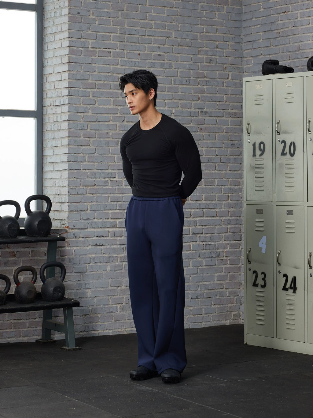 AFTERGLOW Skin-friendly Base Casual Warm Slim Long Sleeves