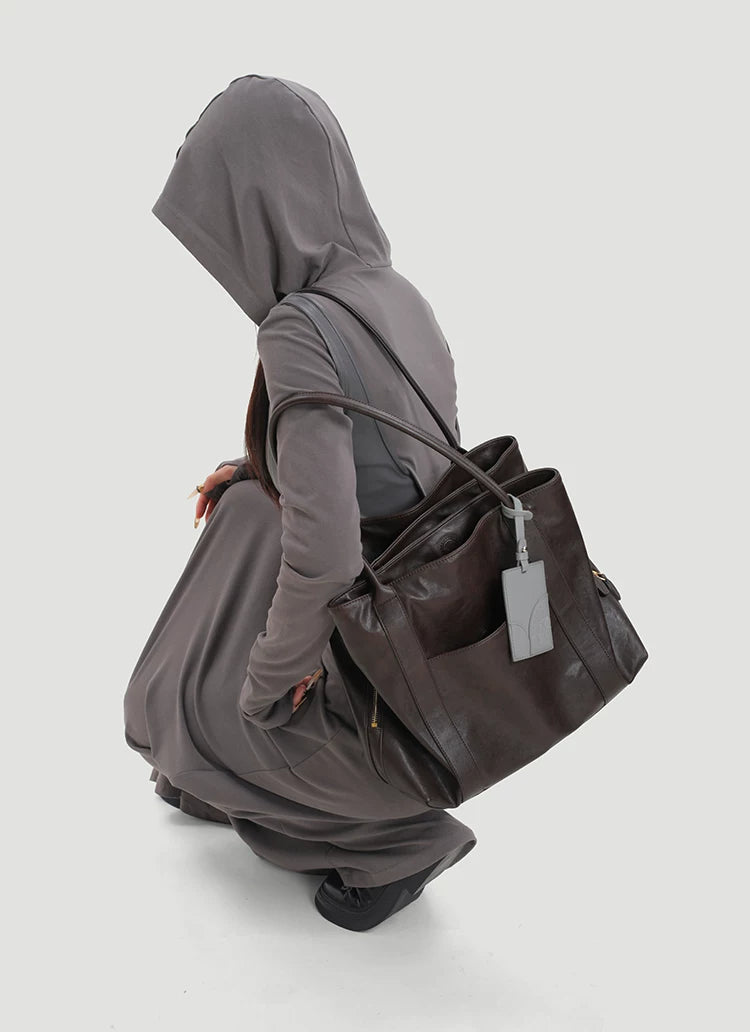 KoniKoni Niche Shoulder Bag Underarm Large Bag