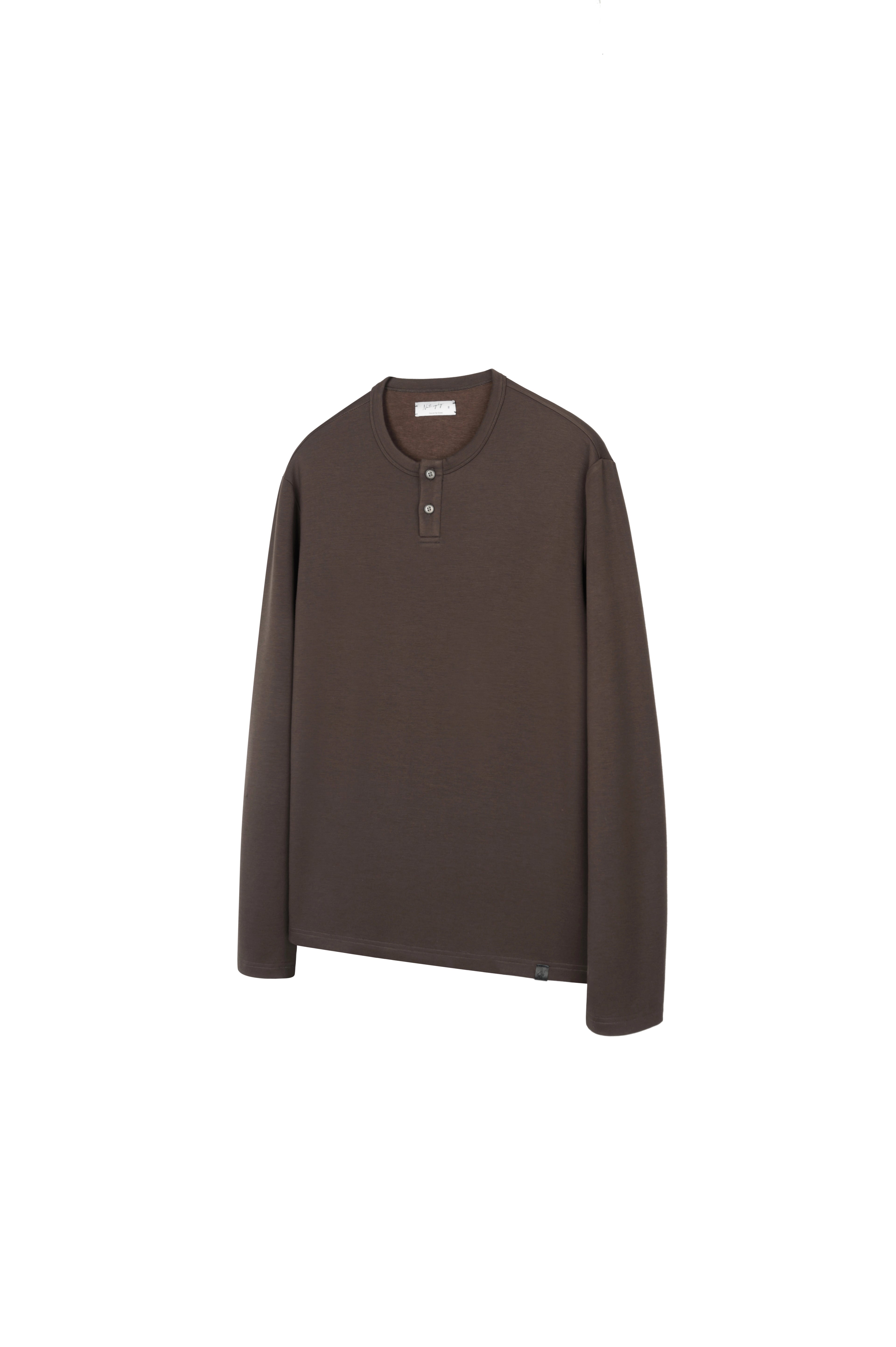 NOT UGLY Henry Neck Bottom Shirt Long Sleeves