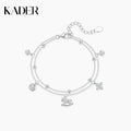 KADER Good Luck Now Double Chain Bracelet