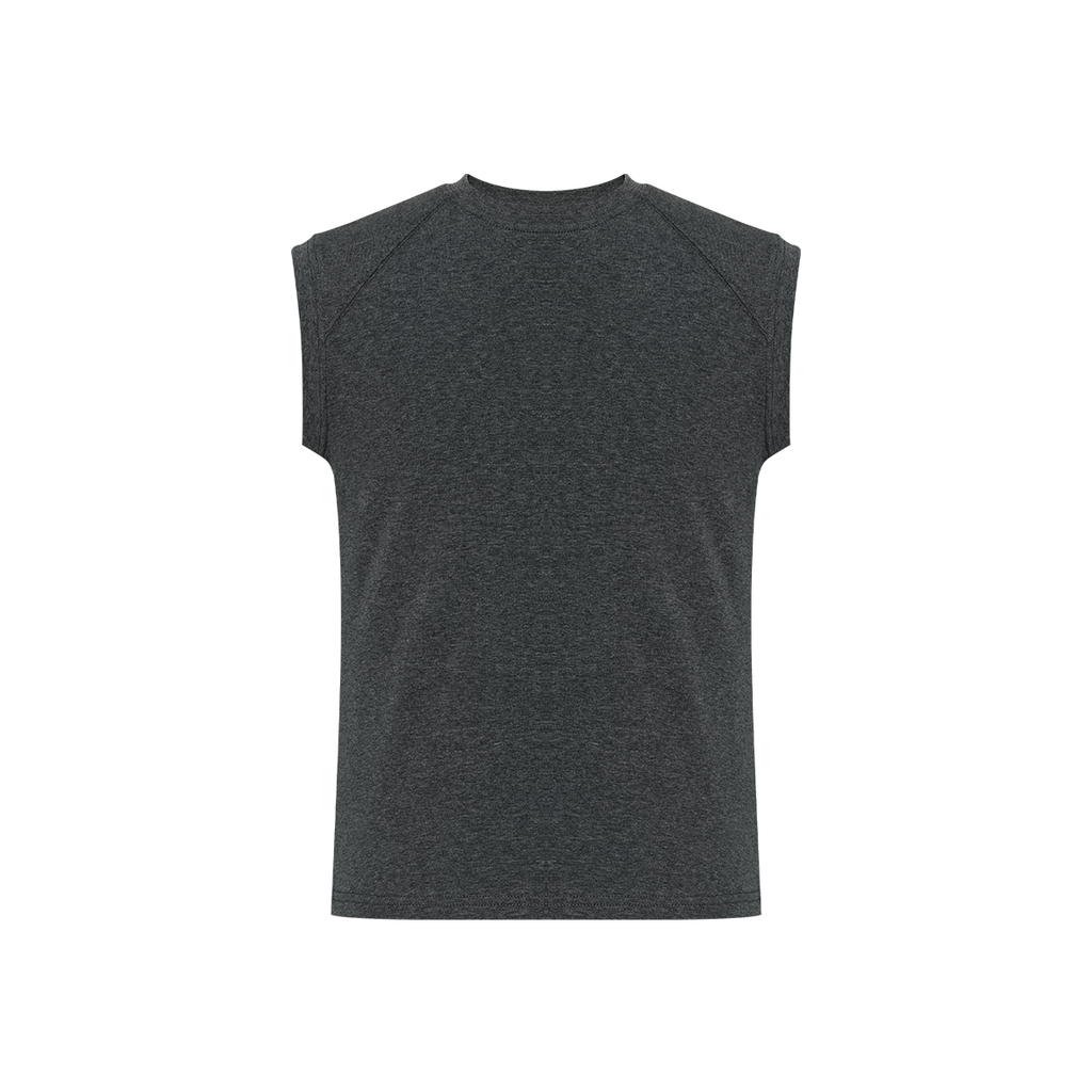 FUNKYFUN Slash Shoulder Line Split Stretch Vest