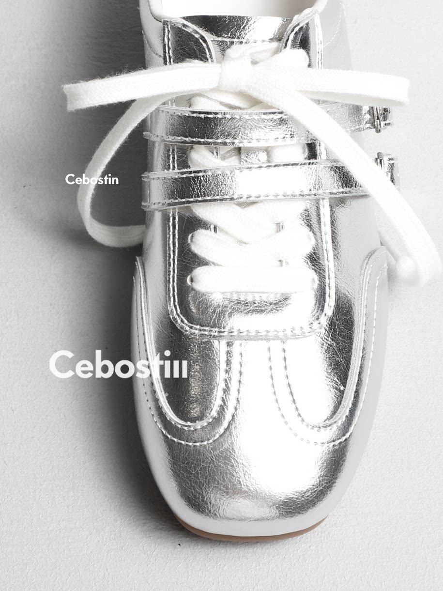 Cebostin First Layer Cowhide Heightening Casual Shoes