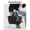 KoniKoni Leather Large Capacity Casual Messenger Bag