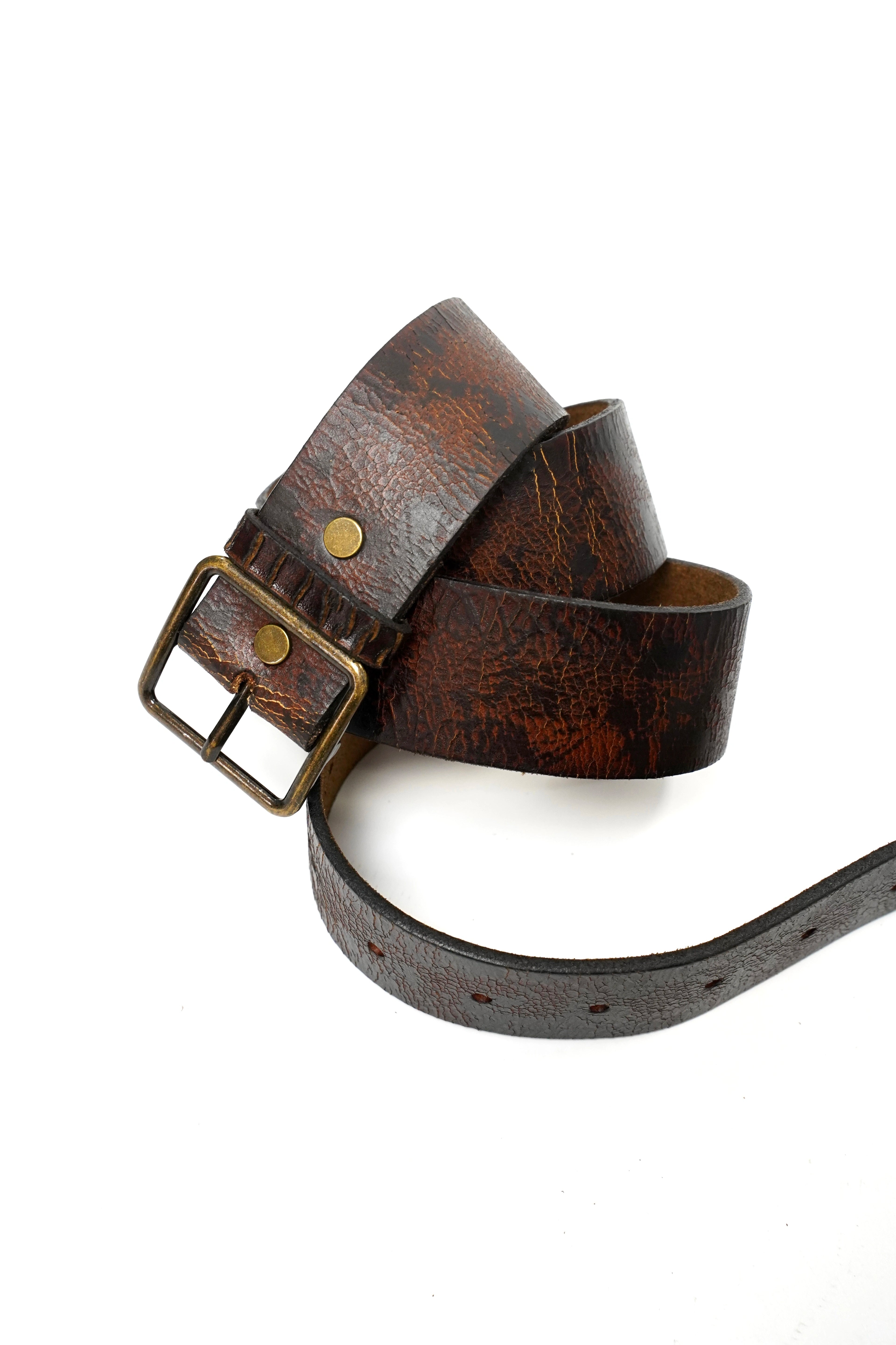 VOWPROGRESS Make Old Burst Crack Belt