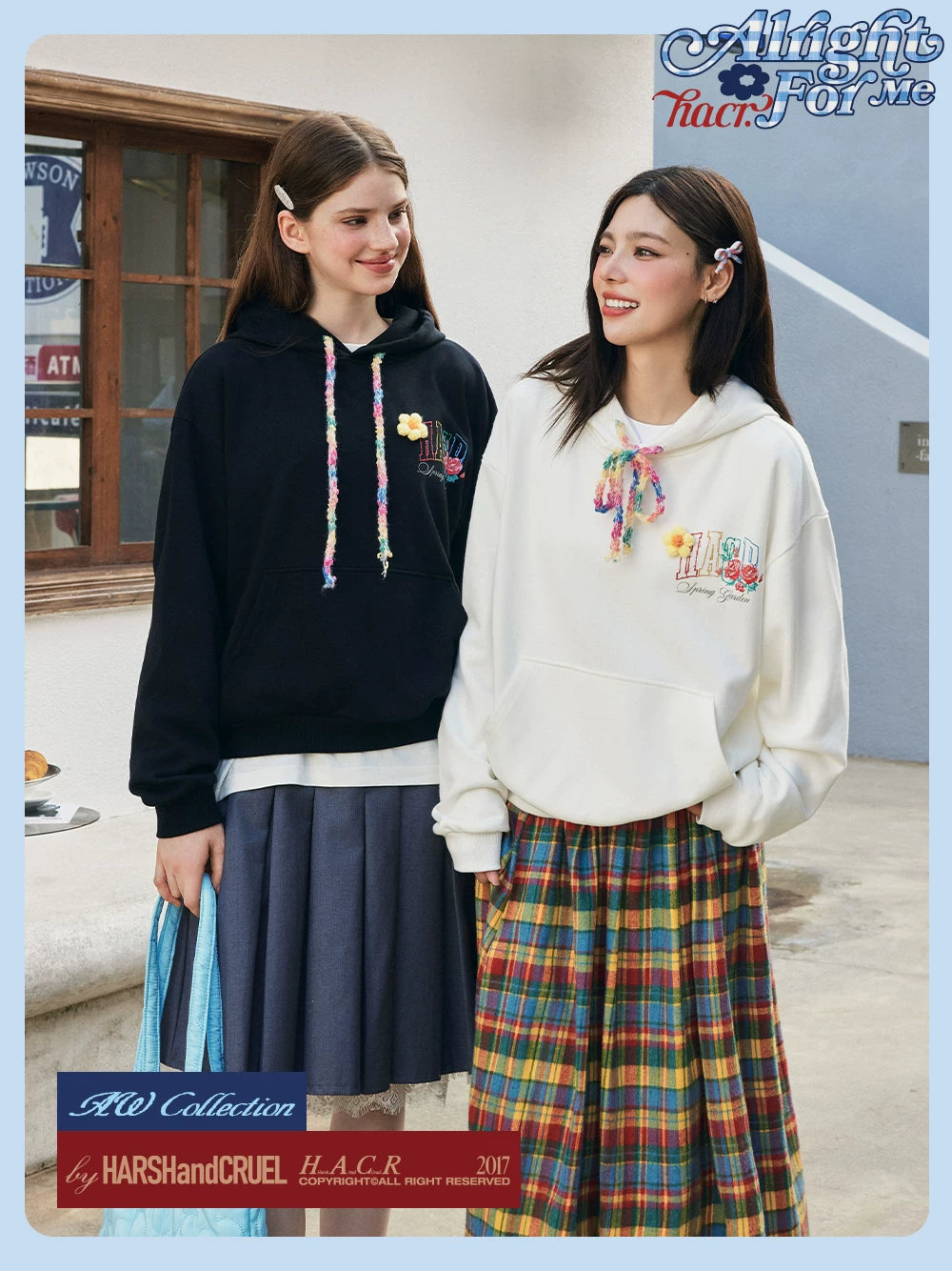 HACR Wool Flower Embroidered Hooded Sweater