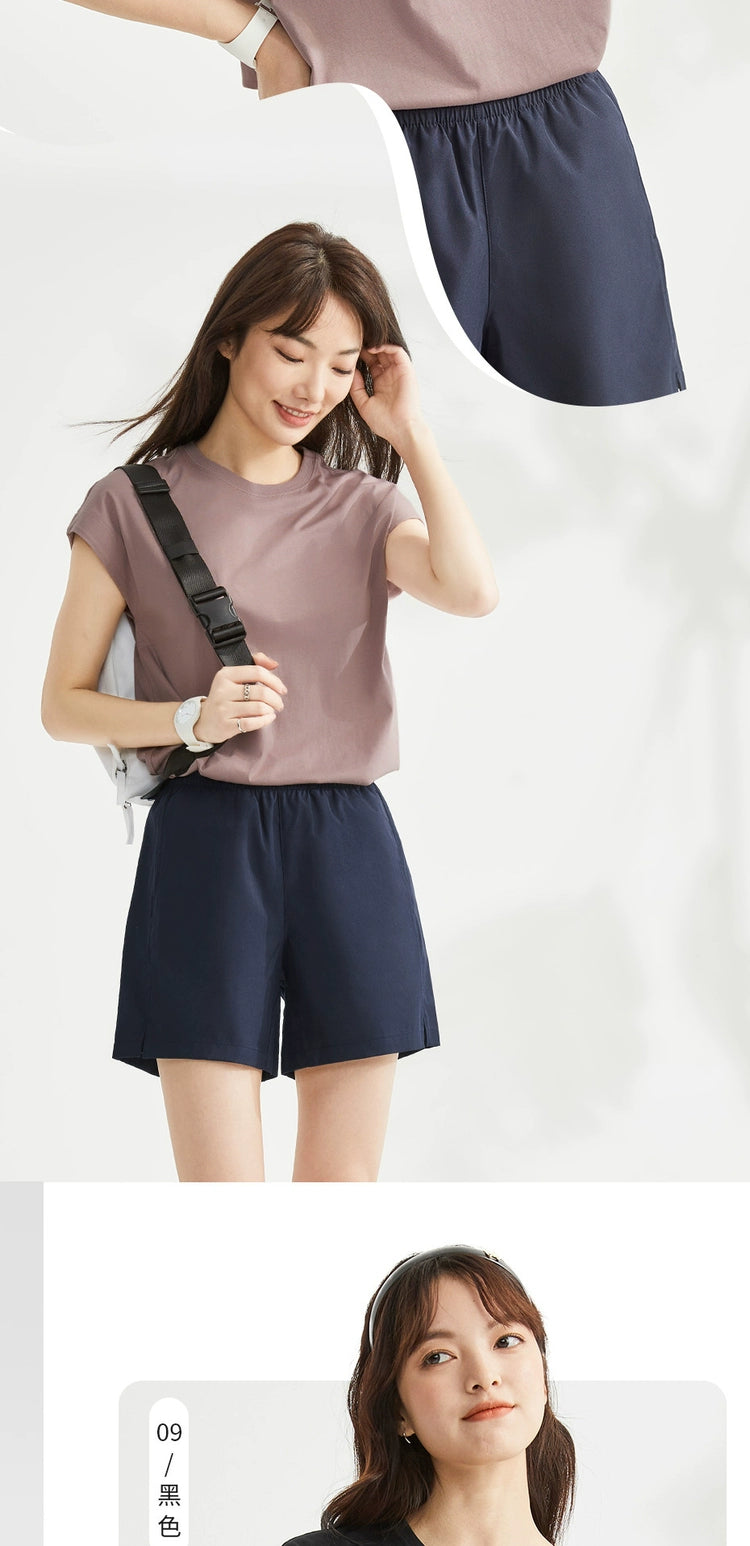 Giordano Cotton Temperament Round Neck Casual Tee