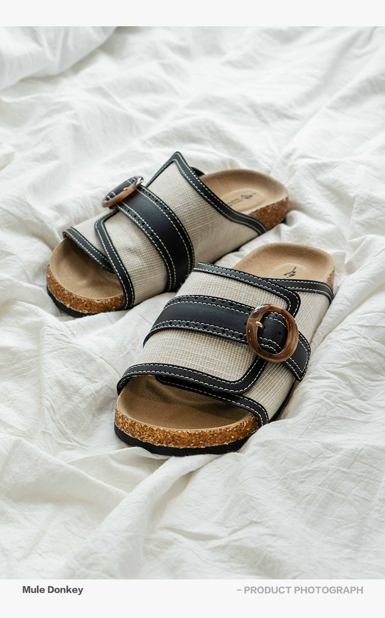Donkey Flat Lazy Birkenstock Half Slippers