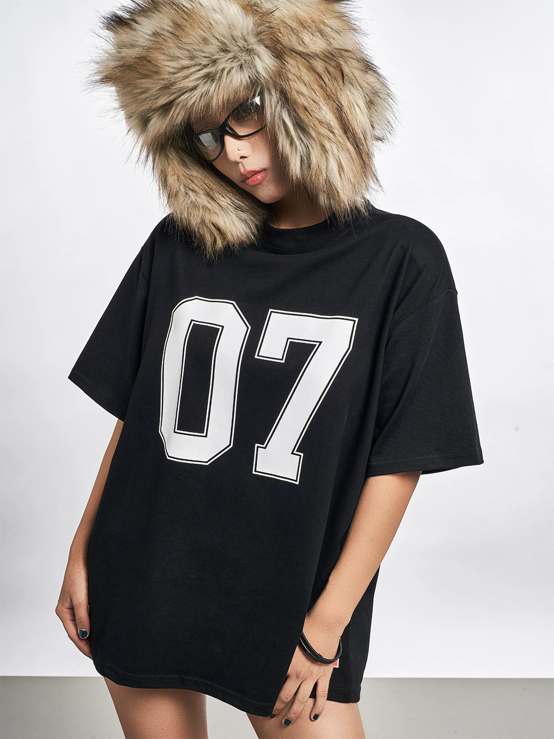 MT99 Letter Print Casual Tee