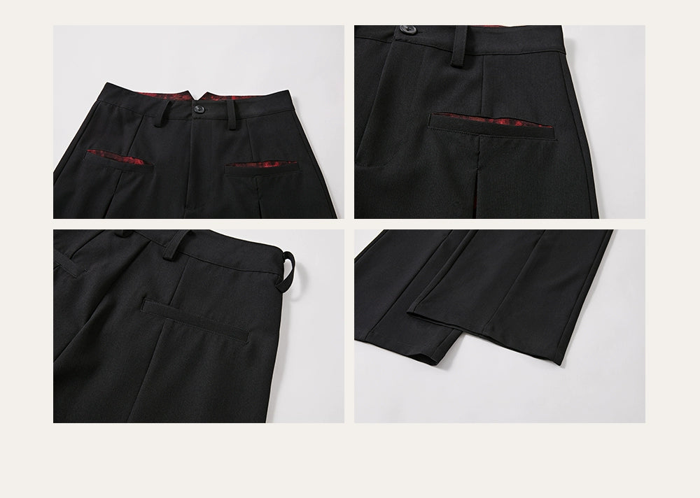 KREATE Contrasting Stand-up Collar Jacket