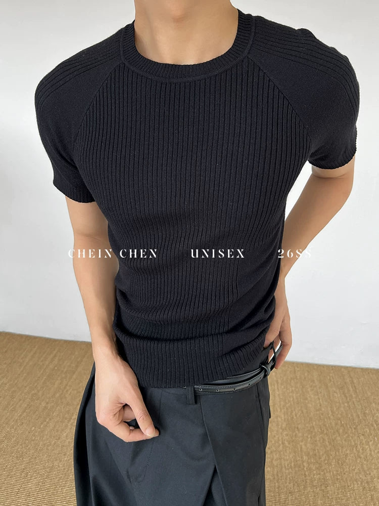 Chein Stretch Knitted Versatile Tee