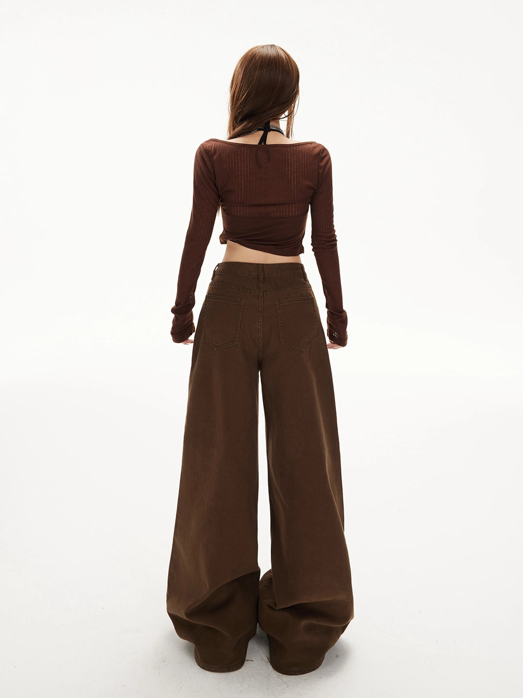 KPSR Vintage High Waist Loose Wide Leg Jeans