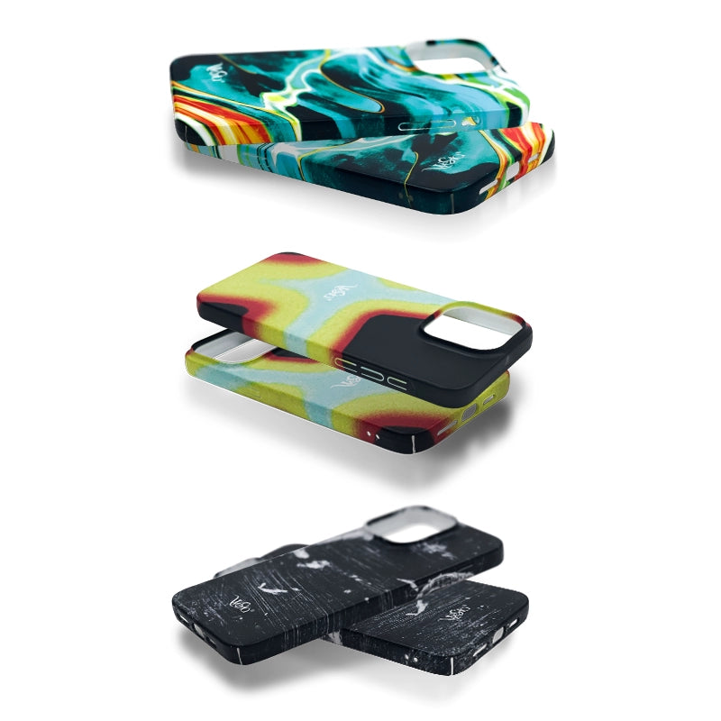 WESTELEVEN Apple Film Three-color Mobile Phone Case