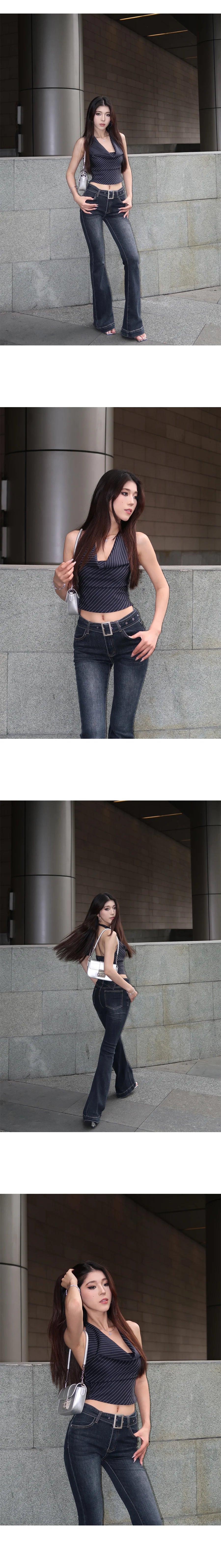 LLROGE Vintage Skinny Slim Jeans