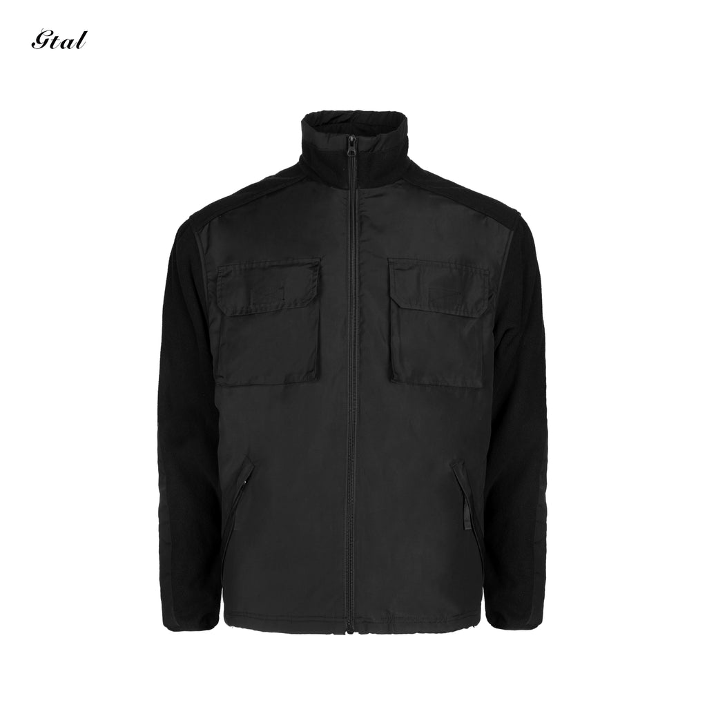 GTAL Splicing Stand-up Collar Warm and Windproof Long-sleeved Tooling Jacket
