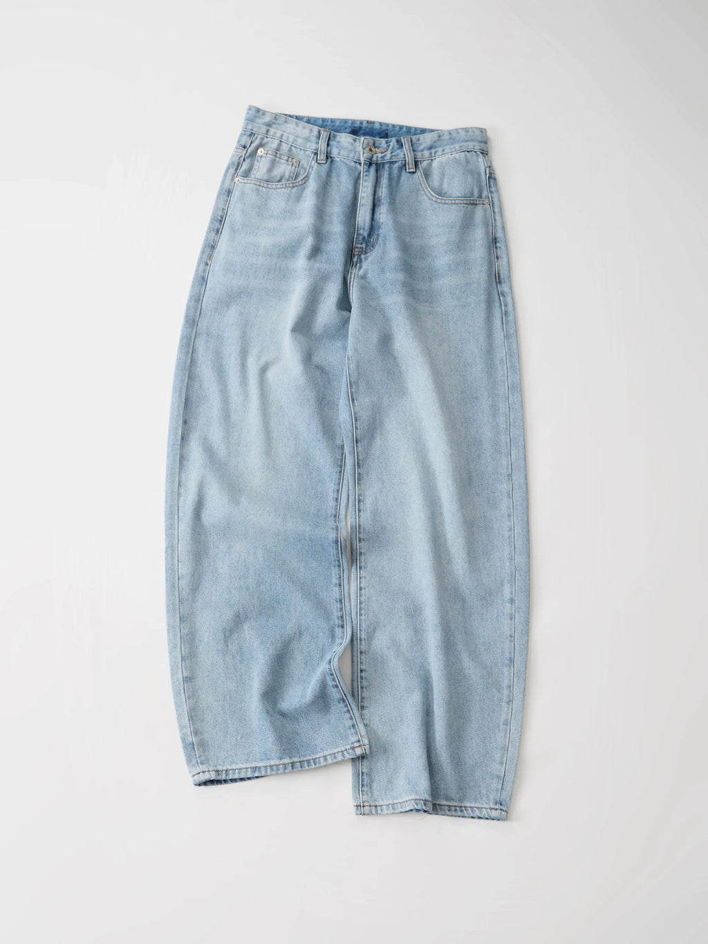 LIVINGTOWN Vintage Loose Straight High-Rise Jeans