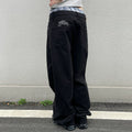 MMBBT Embroidered Casual Versatile Overalls
