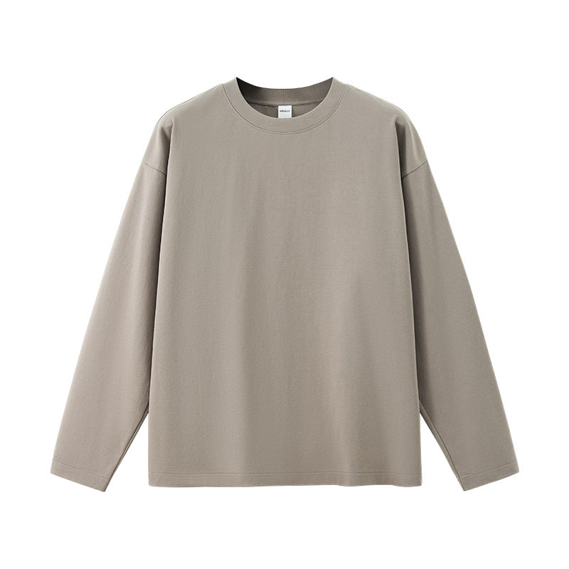 Inflation Casual Versatile Heavy Long Sleeve Bottom Shirt