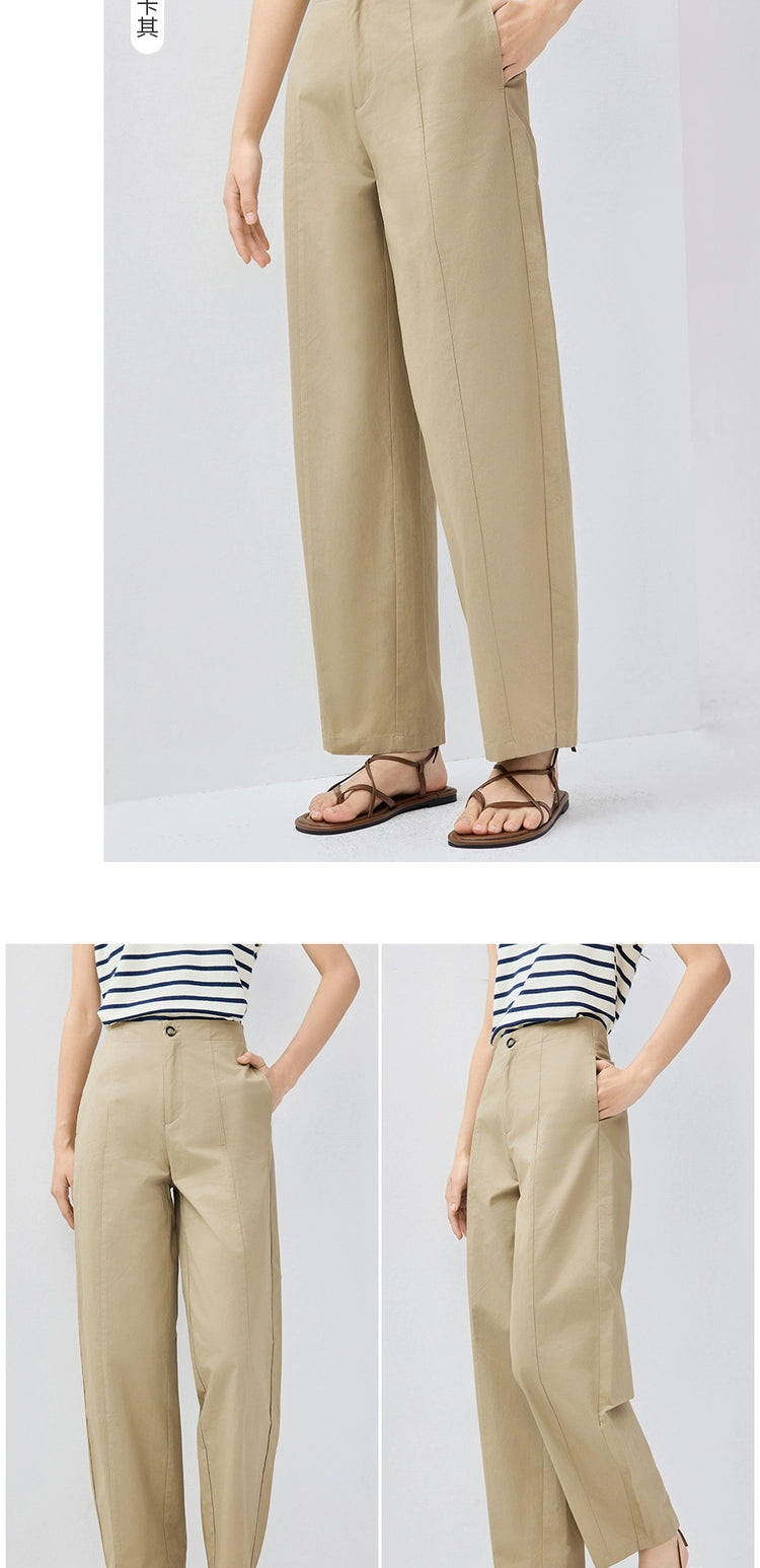 Giordano Casual Mid Waist Skinny Banana Pants