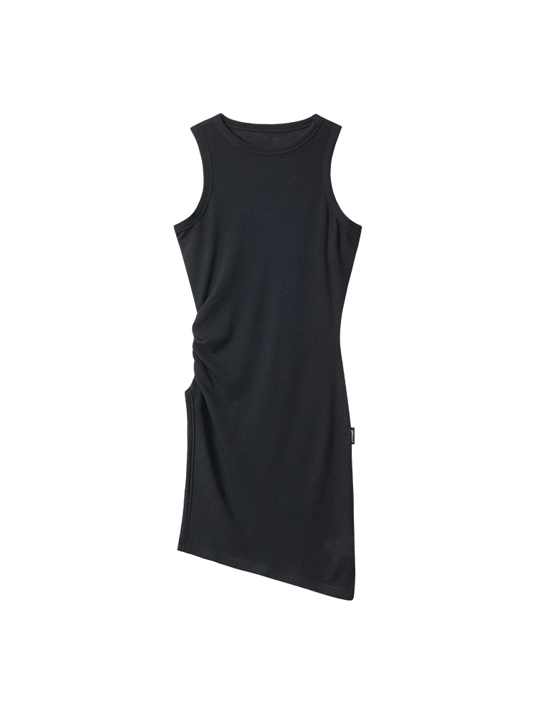 AIRHOOD Slim-fit Irregular Sleeveless Vest