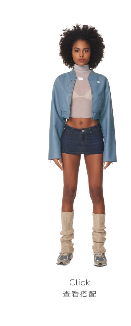 ABMY Spice Girl Ultra Short Anti-light Low Waist Hip Skirt