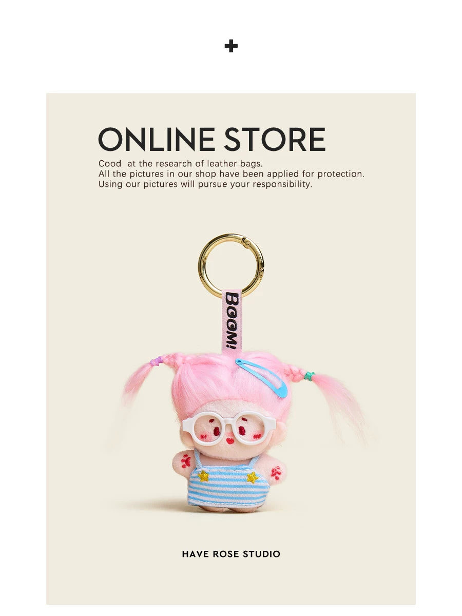 HAVEROSE Cute Doll Pendant