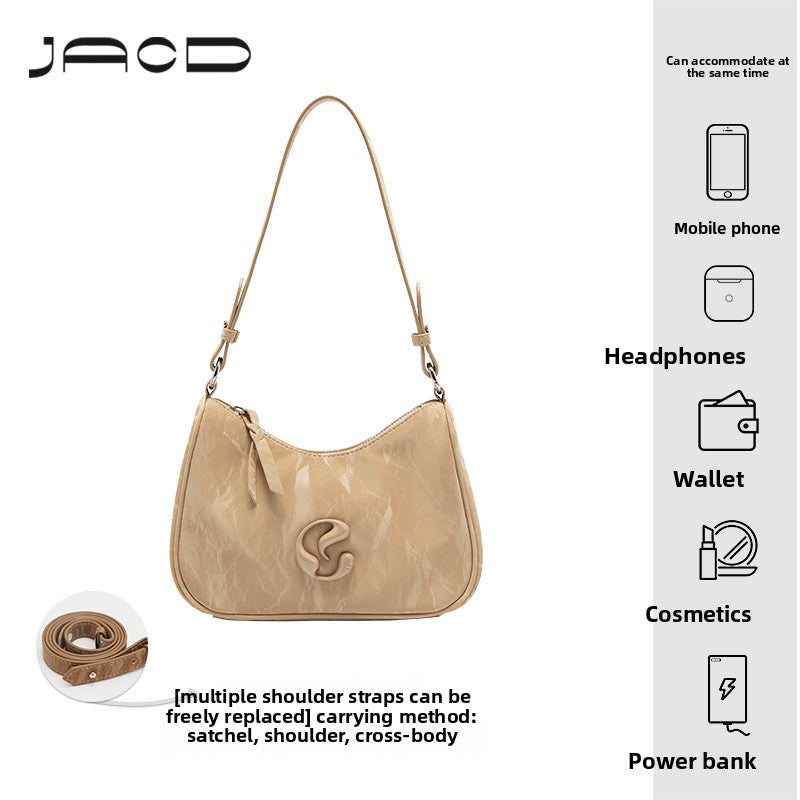 JACD Mint Green Zip-Top Hobo Bag