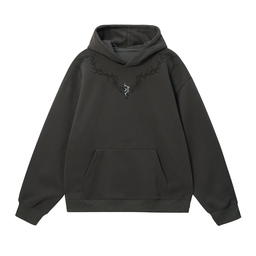 JHYQ Thorn Print Hoodie