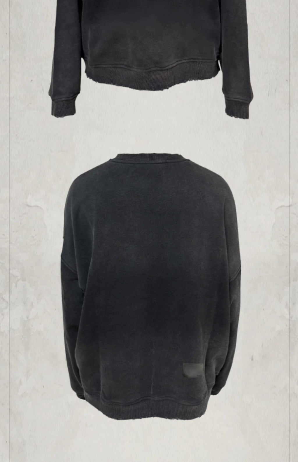 KONOOT Skull Print Crew Neck Sweater