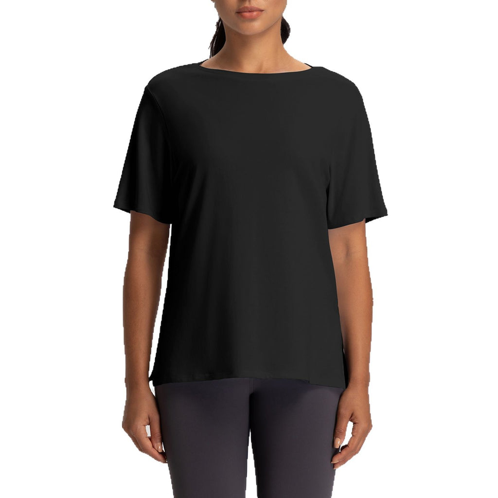 Athena Lulu Crew Neck Naked Breathable Loose Tee