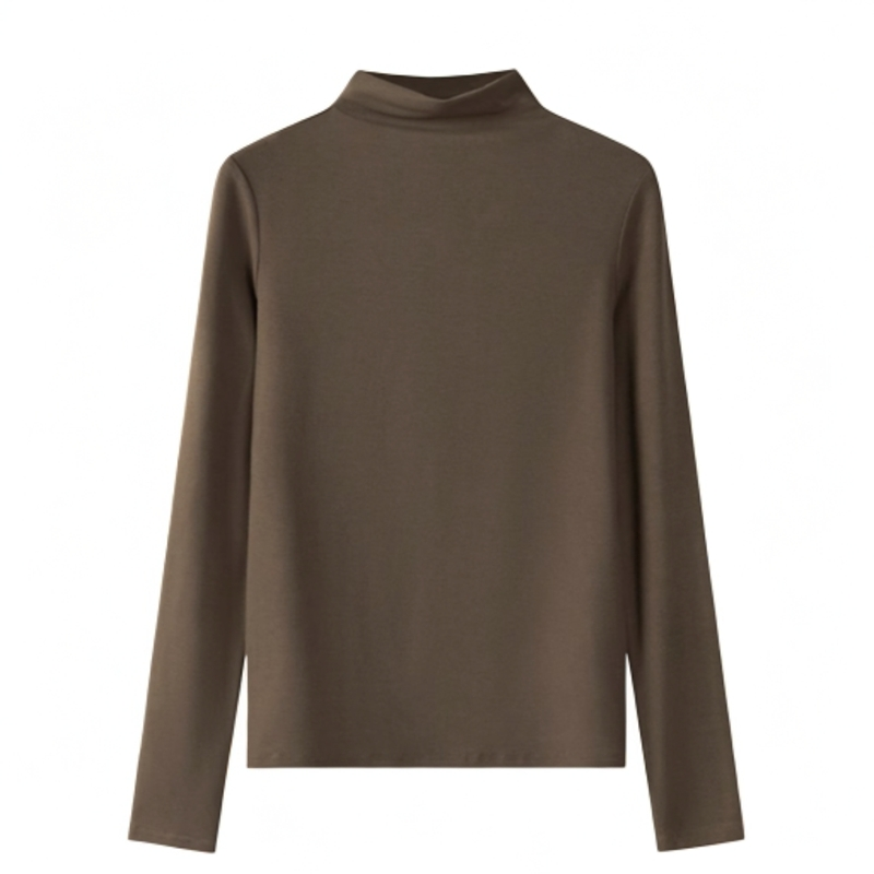 Cantonstory Shoulder Casual Versatile Bottom Shirt