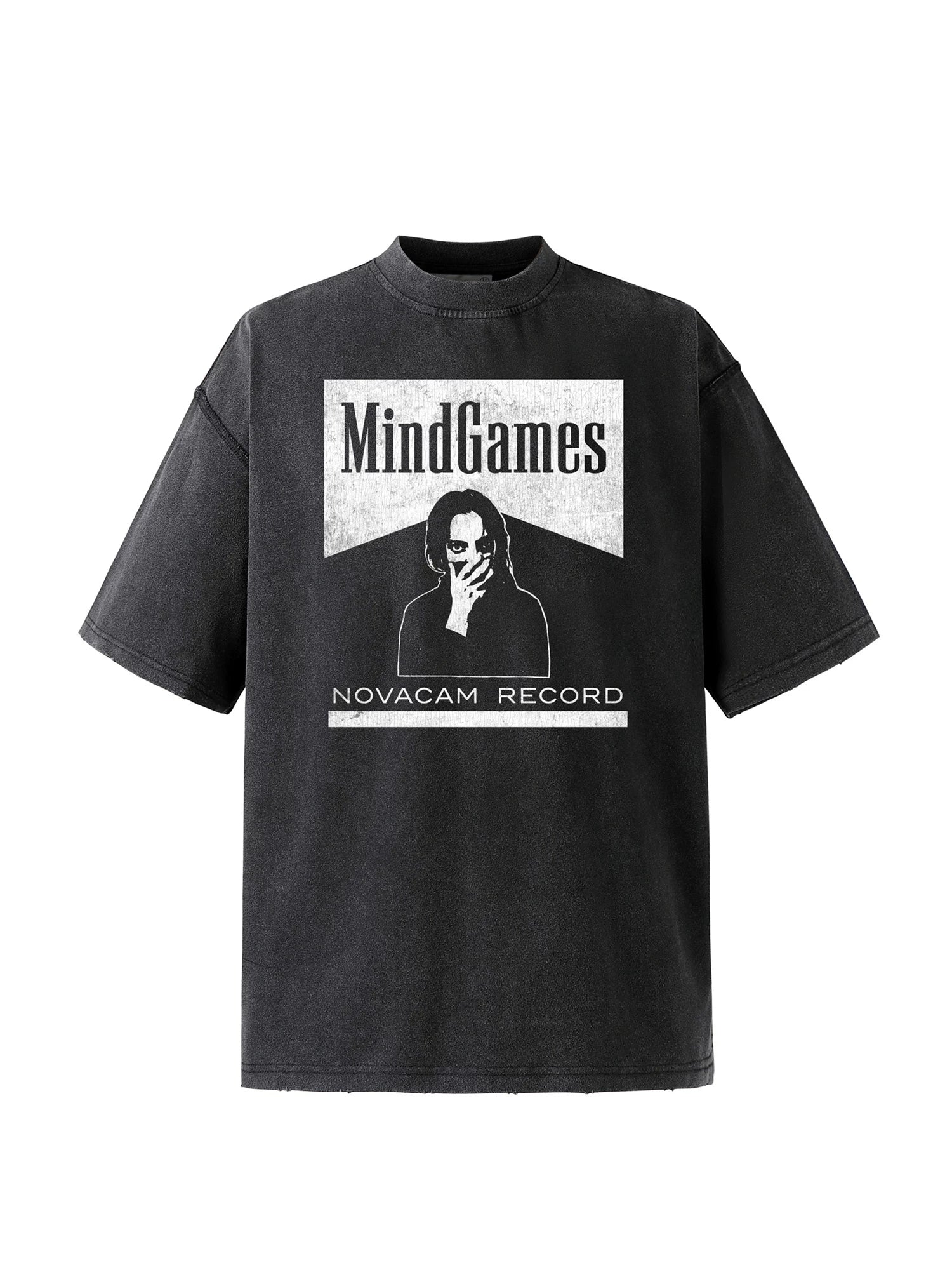 NOVACAM Spoof Fun Print Casual Versatile Tee