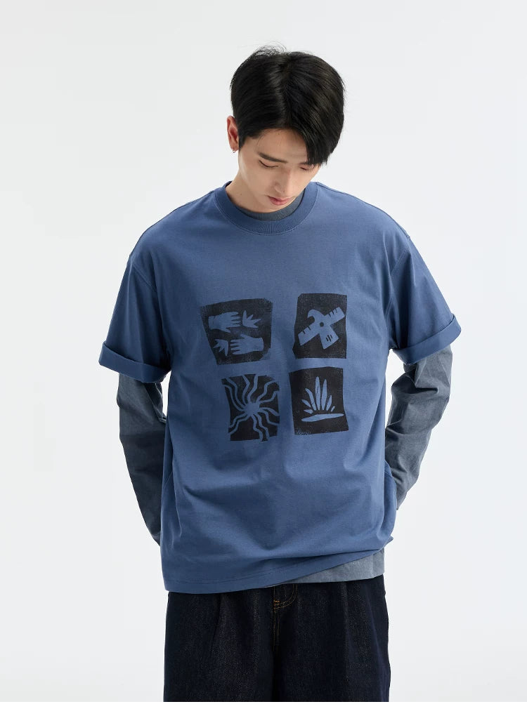 BUTTBILL Cool Loose Casual Tee